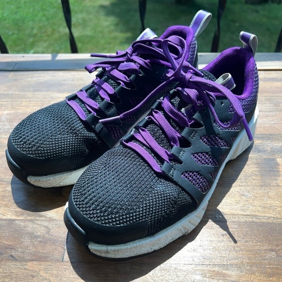 Reebok Women's Fusion Flexweave Safety Composite Toe Work Sneaker Size 7 Wide - Picture 2 of 11